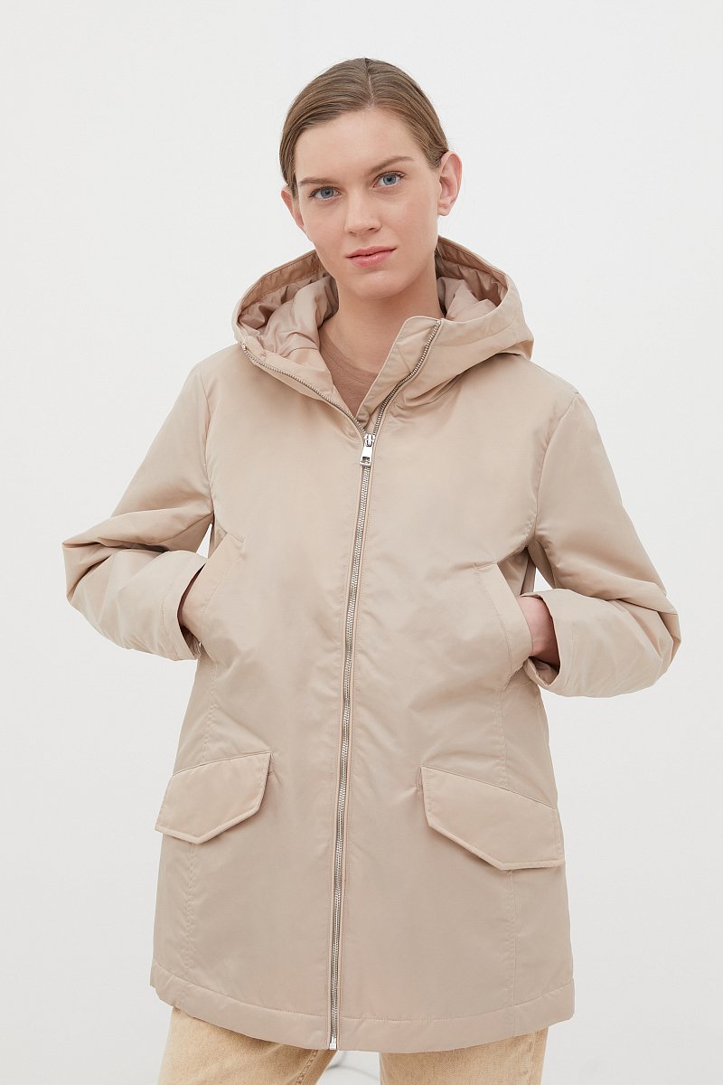 Утепленная куртка женская в стиле casual, Модель FBC11000, Фото №1