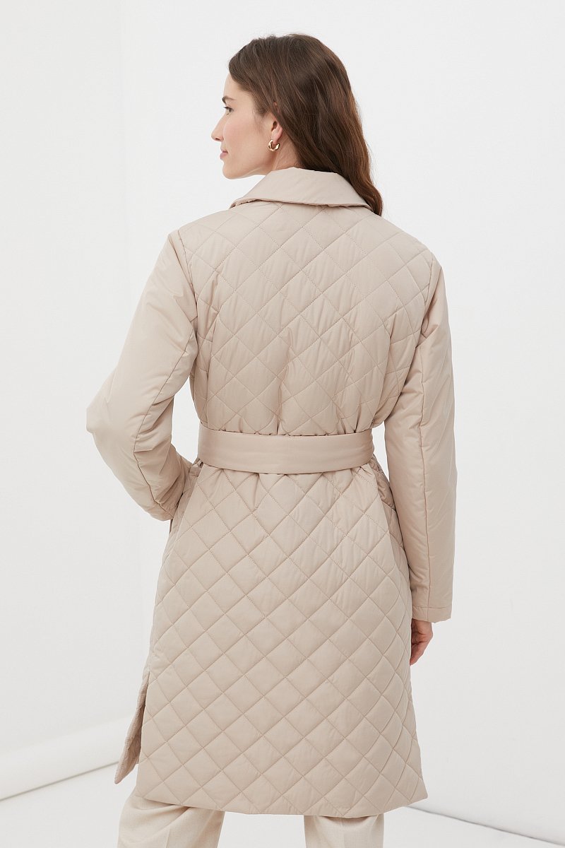 Стеганое пальто женское, Модель FBC11003, Фото №4