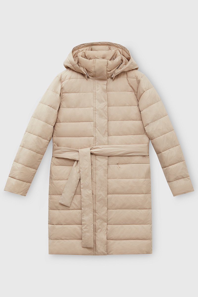 Утепленное стеганое пальто женское, Модель FBC11004, Фото №9