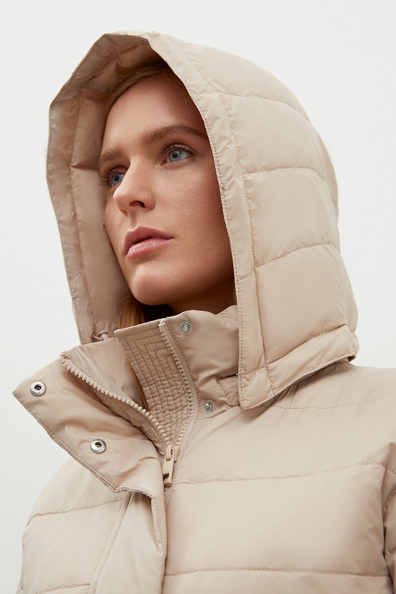 Утепленное стеганое пальто, Модель FBC11004, Фото №7