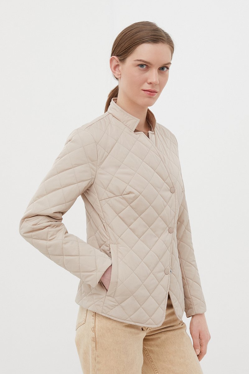Утепленная женская стеганая куртка, Модель FBC11010, Фото №3