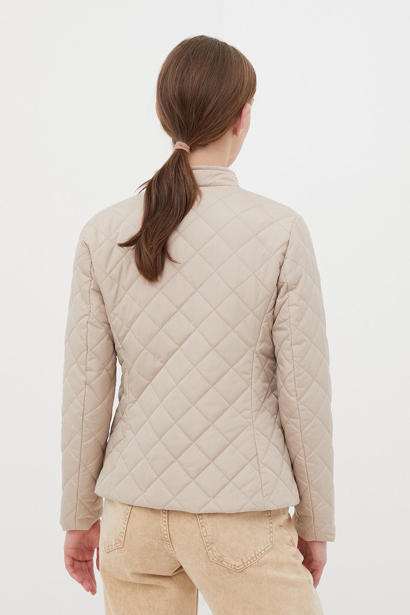 Утепленная женская стеганая куртка, Модель FBC11010, Фото №4