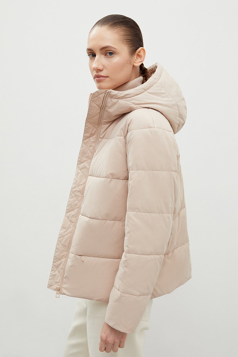 Утепленная куртка с капюшоном, Модель FBC110127, Фото №4