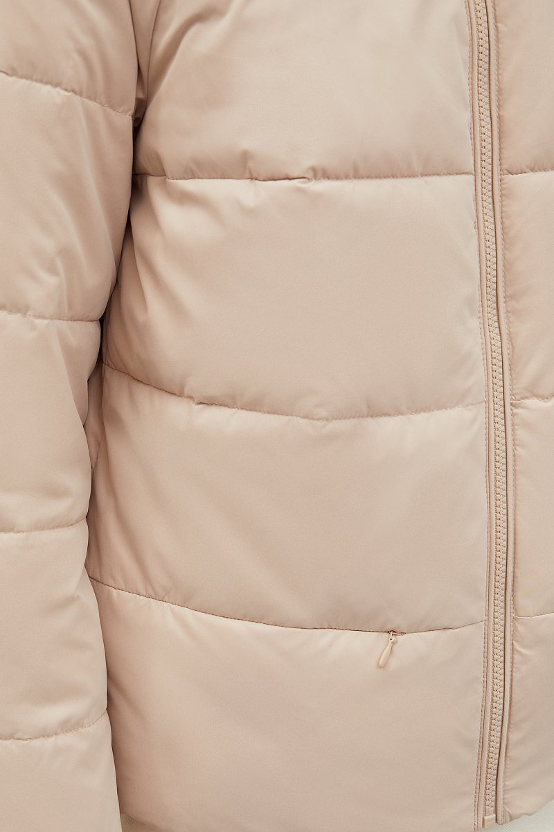 Утепленная куртка с капюшоном, Модель FBC110127, Фото №6