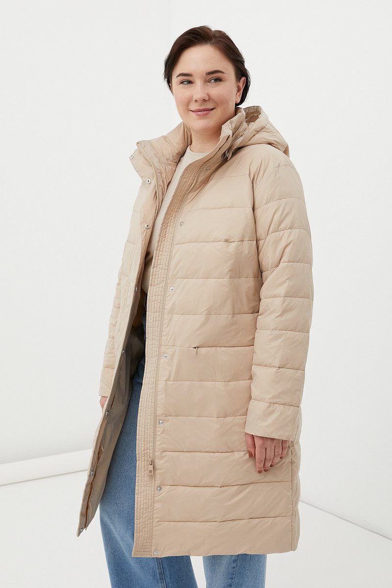 Утепленное пальто женское, Модель FBC16006, Фото №3