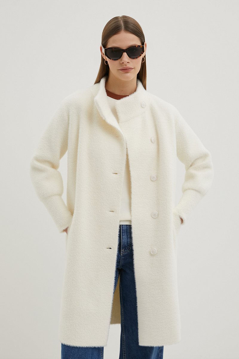 Трикотажное пальто женское, Модель FBC11145, Фото №1