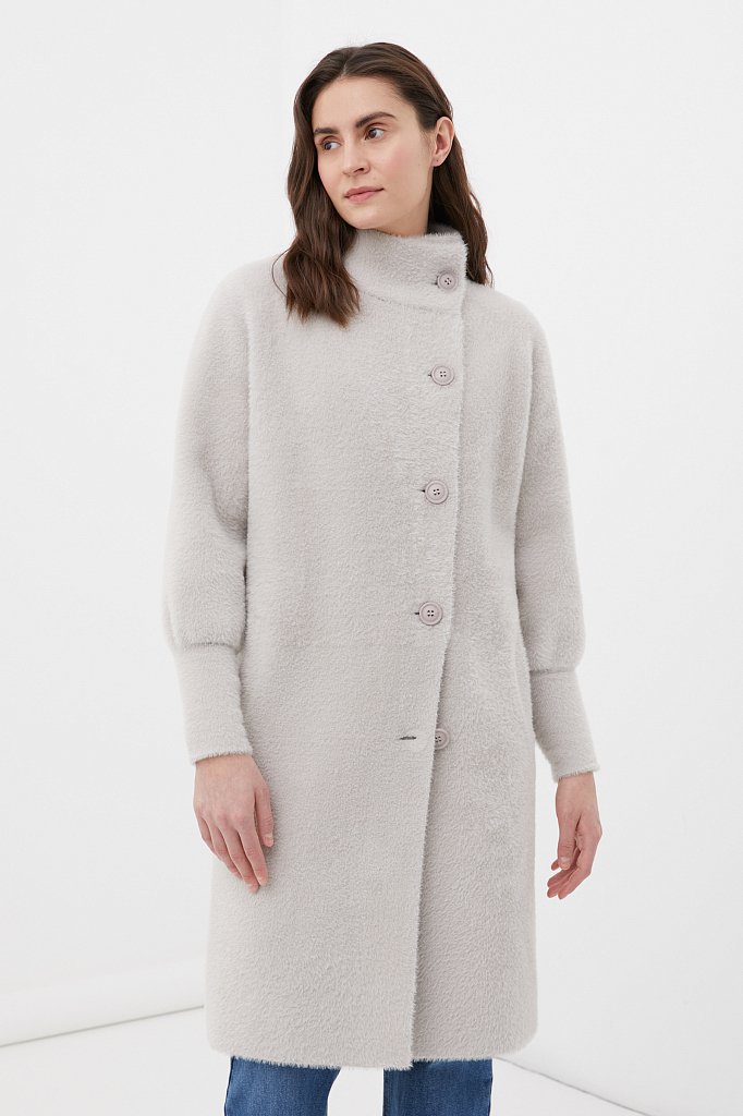 Трикотажное пальто женское, Модель FBC11145, Фото №1