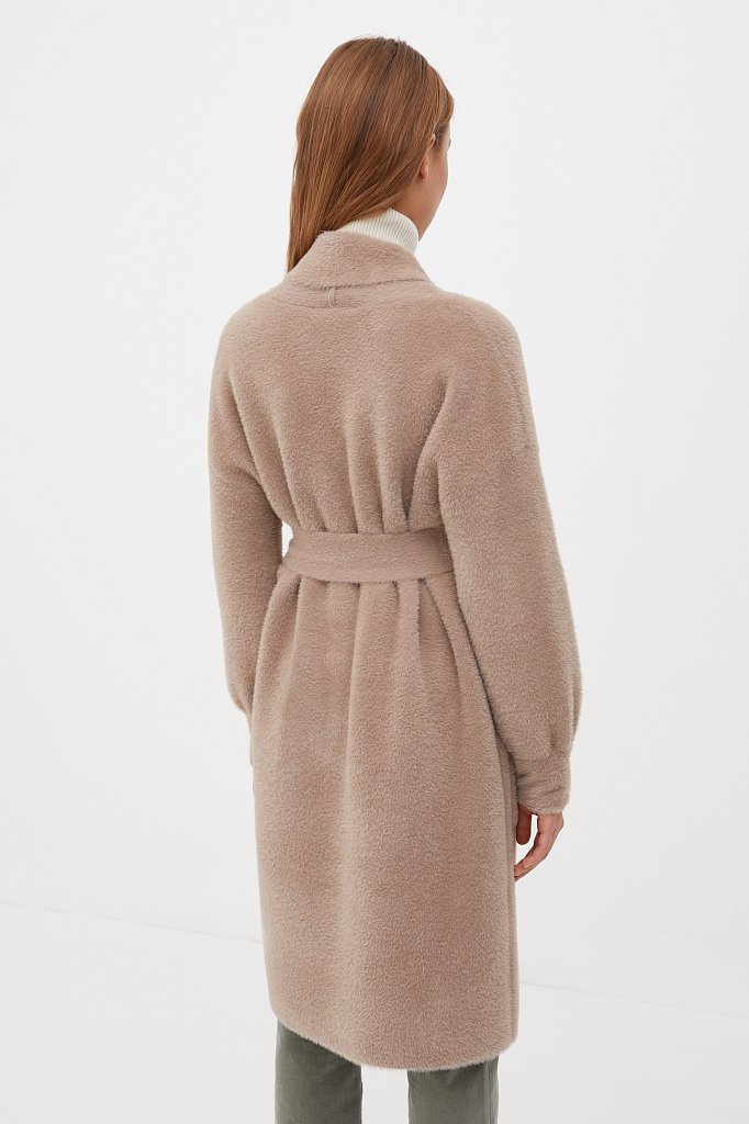 Трикотажное пальто женское, Модель FBC11144, Фото №4