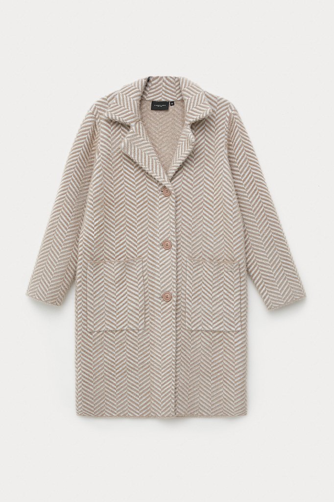 Трикотажное пальто женское, Модель FBC11147, Фото №7