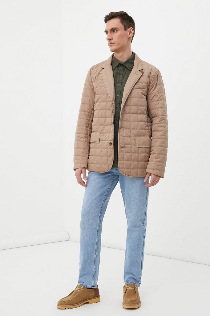 Утепленная куртка без меха мужская, Модель FBC21006, Фото №2