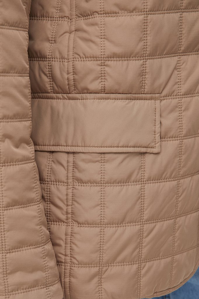 Утепленная куртка без меха мужская, Модель FBC21006, Фото №7