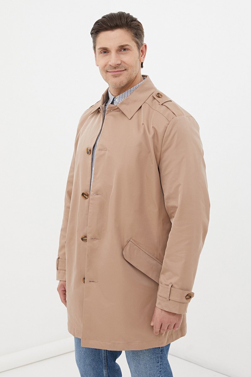 Плащ мужской в стиле casual, Модель FBC21016, Фото №3