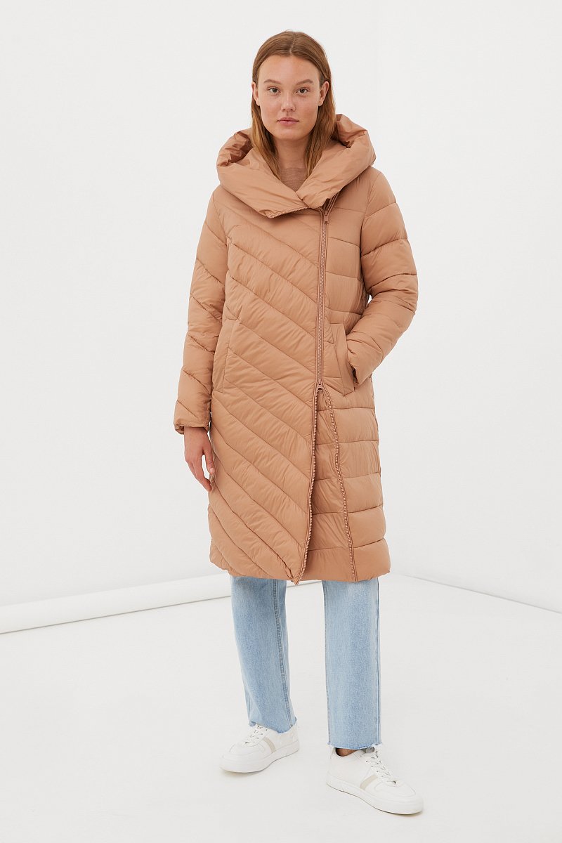 Утепленное пальто женское, Модель FBC11025, Фото №2