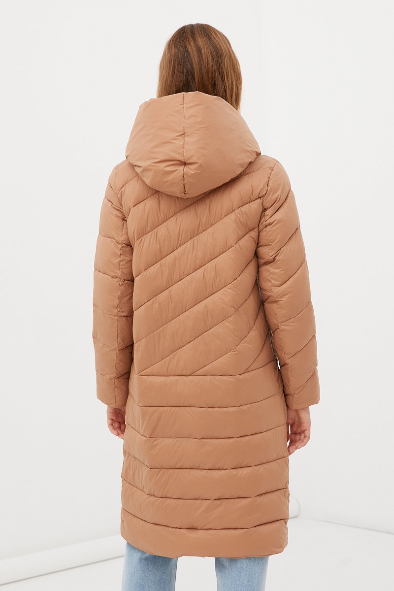 Утепленное пальто женское, Модель FBC11025, Фото №4