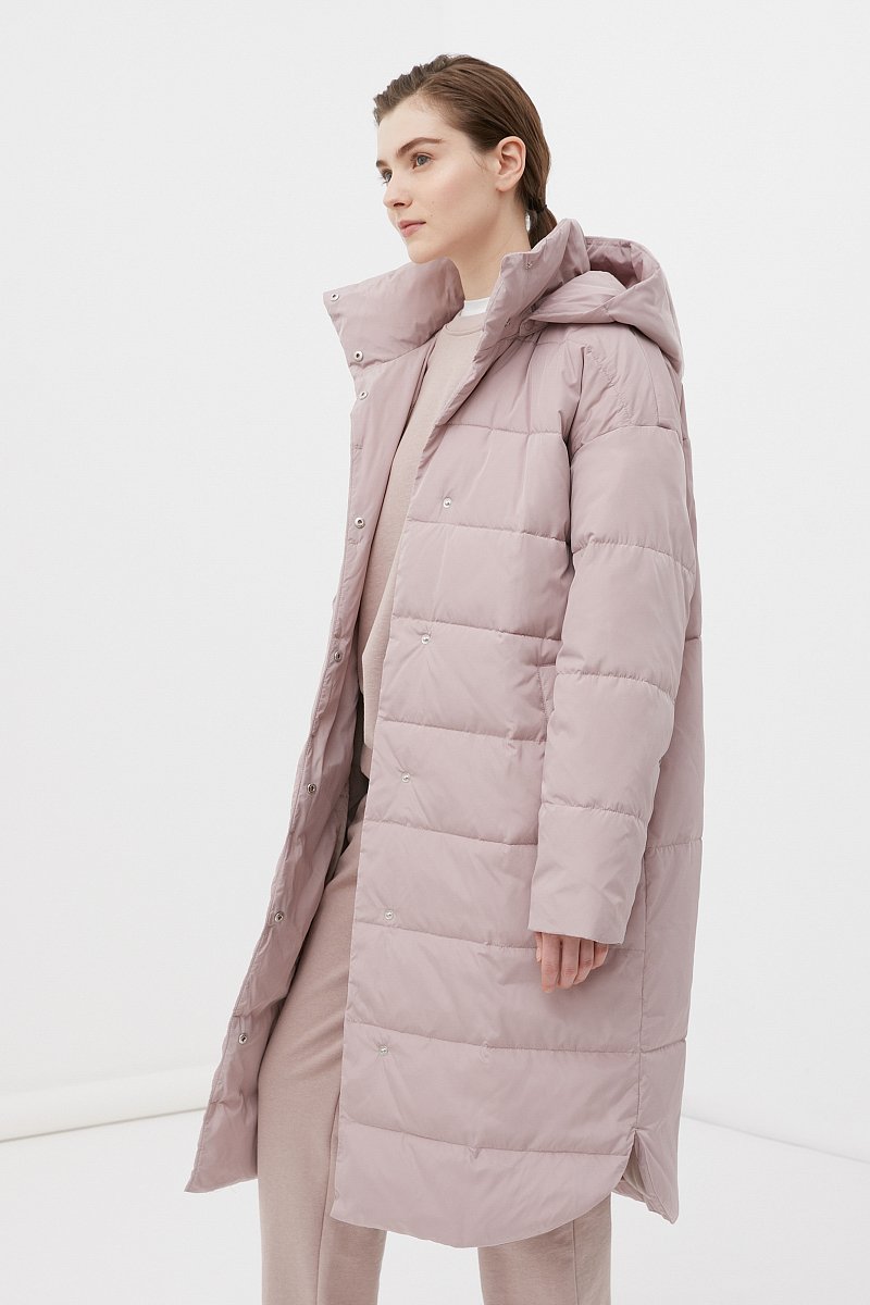 Утепленное пальто женское, Модель FBC11020, Фото №3