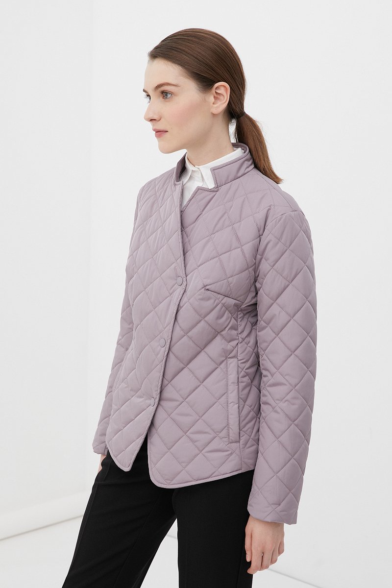 Утепленная женская стеганая куртка, Модель FBC11010, Фото №3