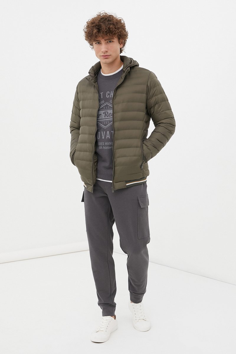 Легкая утепленная куртка мужская, Модель FBC21055C, Фото №2