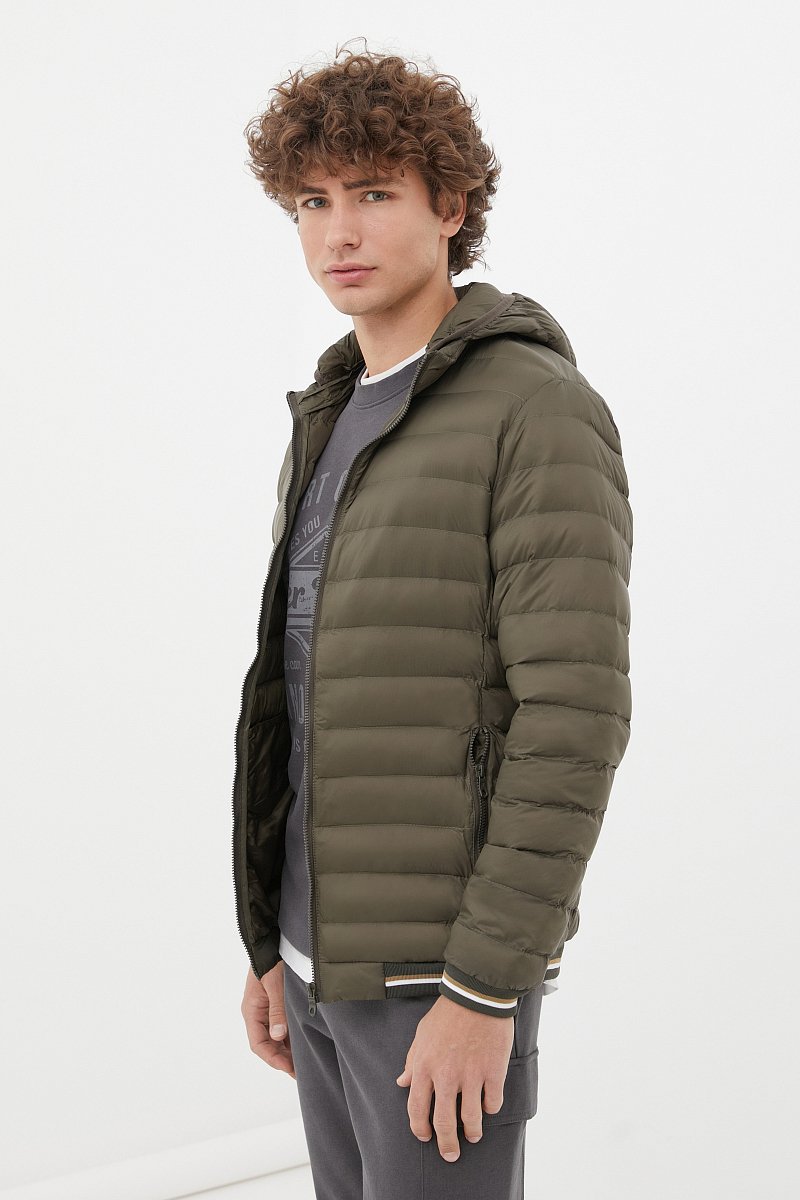 Легкая утепленная куртка мужская, Модель FBC21055C, Фото №3