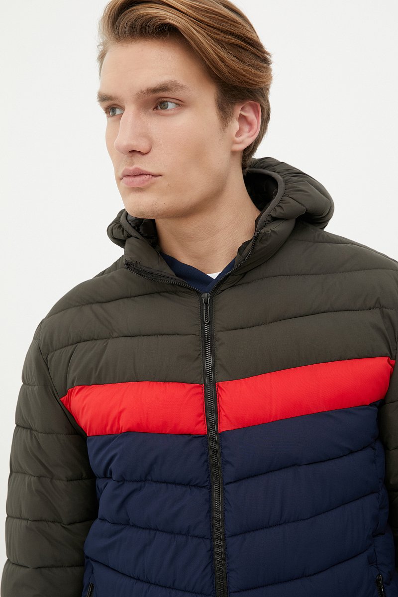 Легкая утепленная куртка мужская, Модель FBC21057C, Фото №6