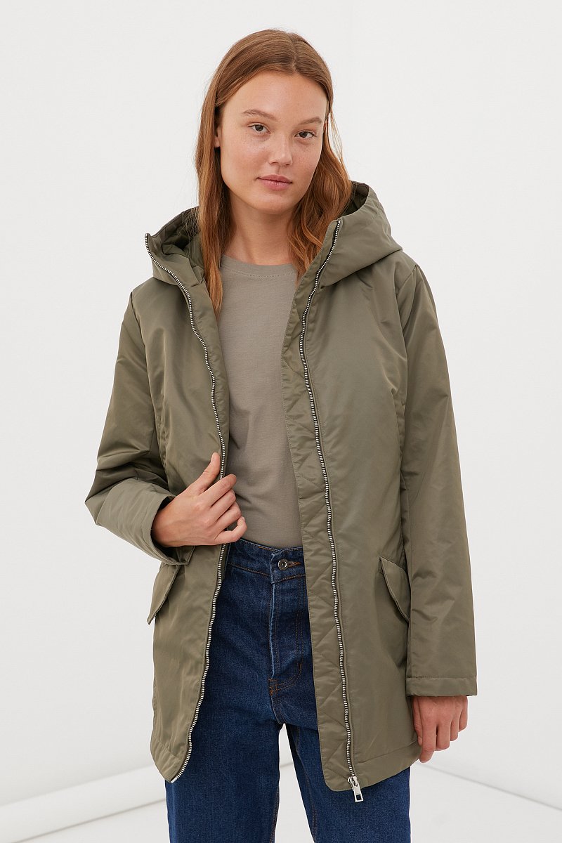 Утепленная куртка женская в стиле casual, Модель FBC11000, Фото №1