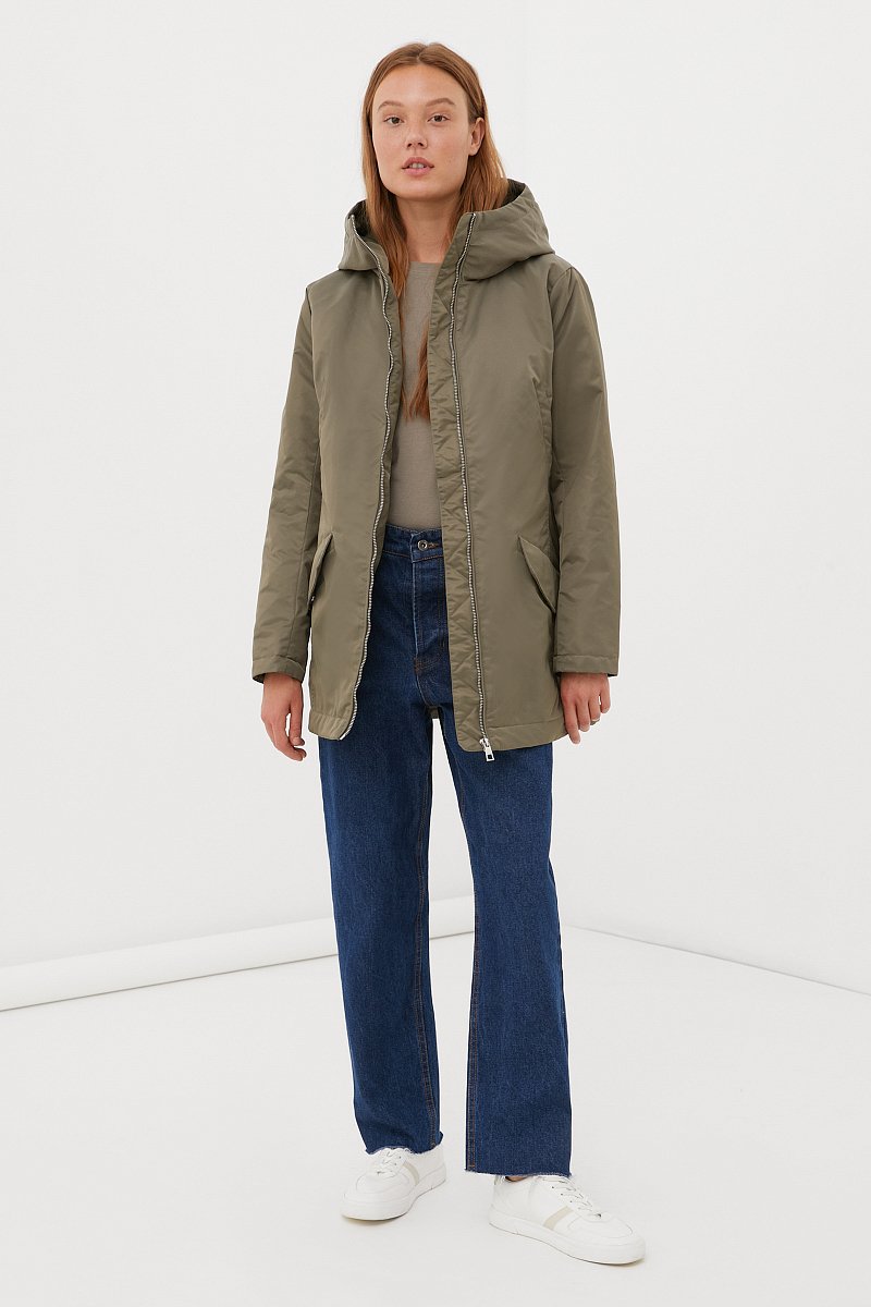Утепленная куртка женская в стиле casual, Модель FBC11000, Фото №2