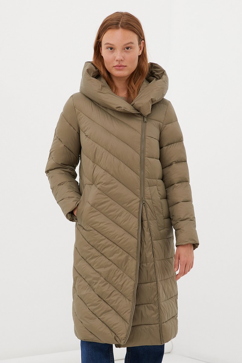 Утепленное пальто женское, Модель FBC11025, Фото №1