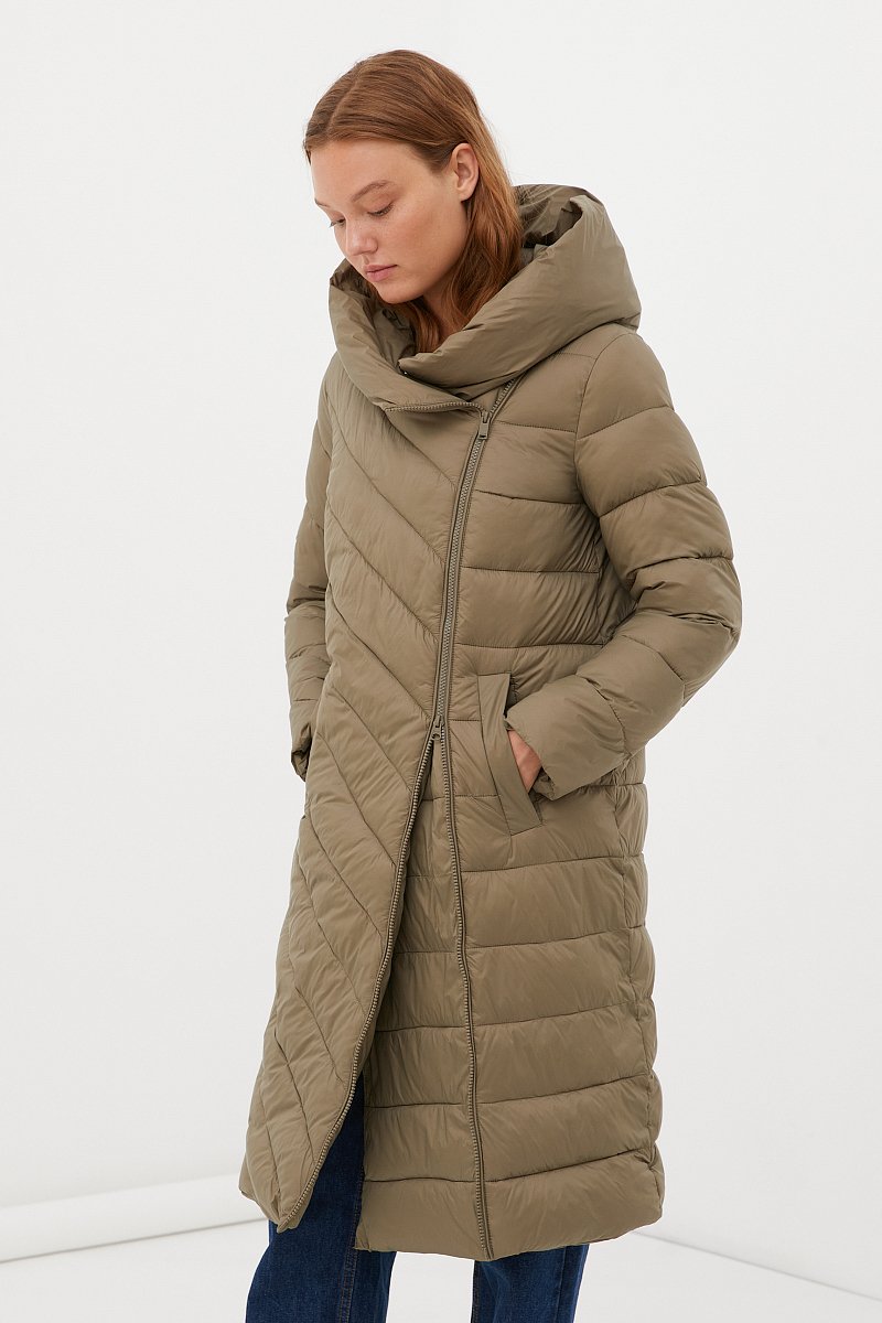 Утепленное пальто женское, Модель FBC11025, Фото №3