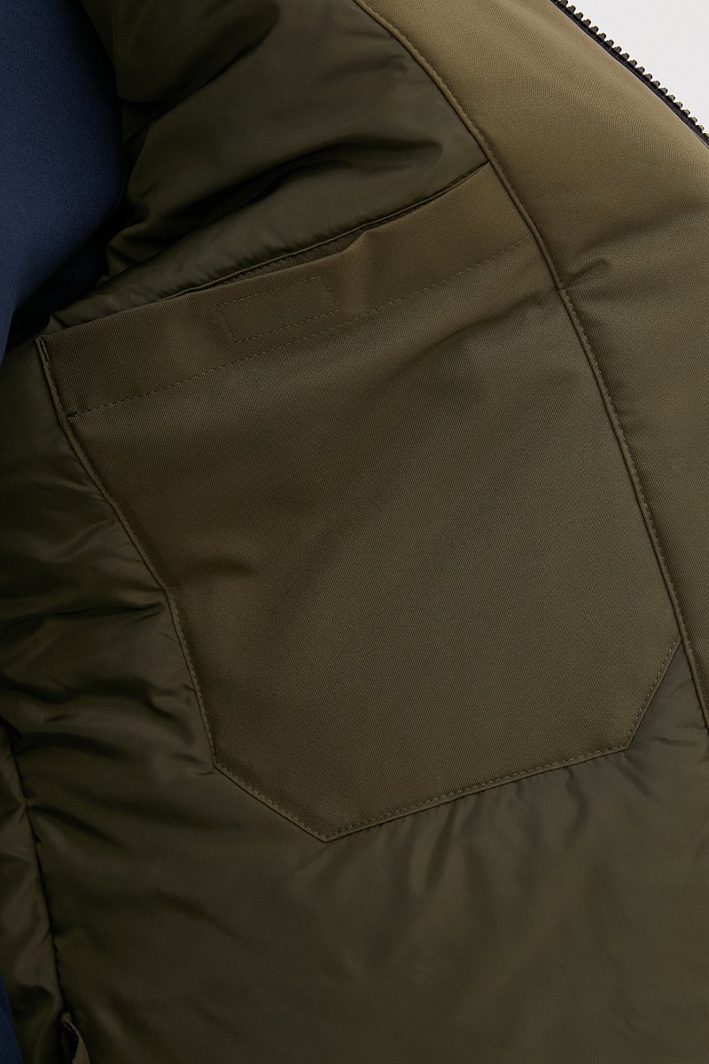 Куртка утепленная с воротником-стойкой, Модель FBC21011B, Фото №4