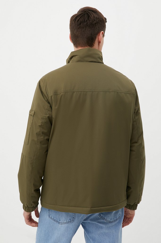 Утепленная куртка без меха мужская, Модель FBC21011, Фото №4