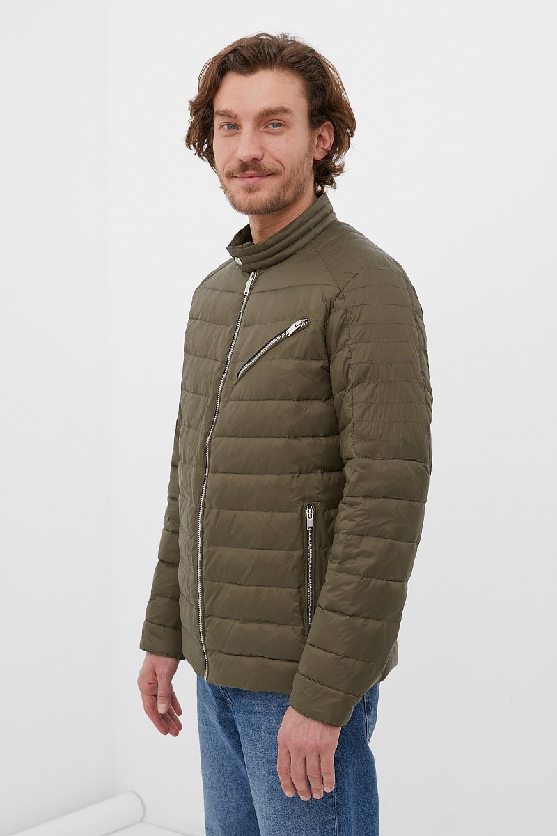 Утепленная куртка без меха мужская, Модель FBC21018, Фото №3