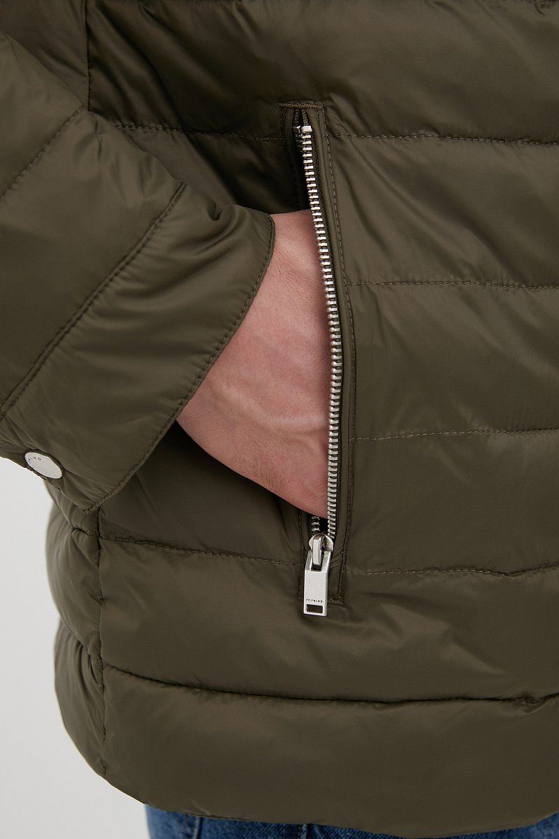 Утепленная куртка без меха мужская, Модель FBC21018, Фото №6