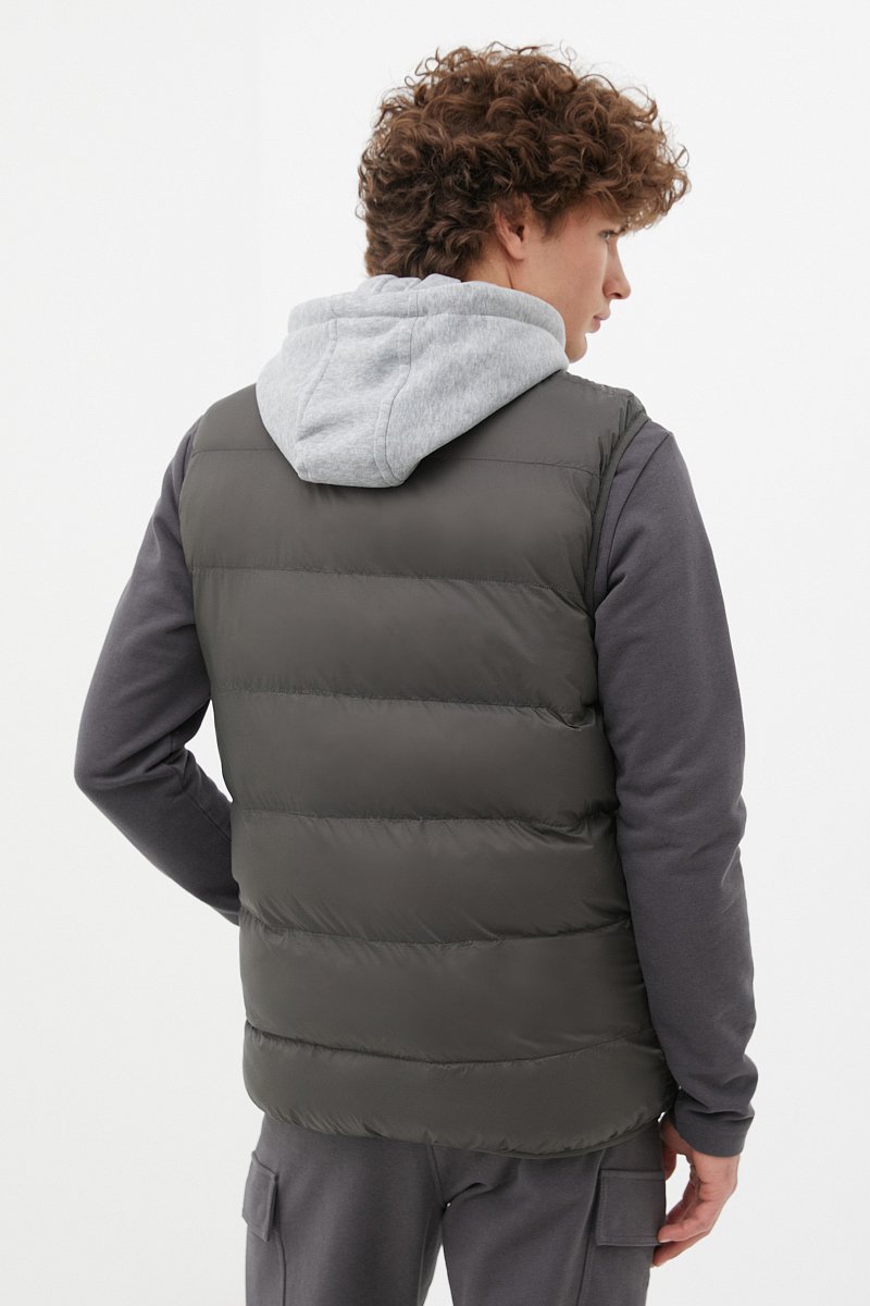 Утепленный мужской жилет стиля casual, Модель FBC21062C, Фото №5