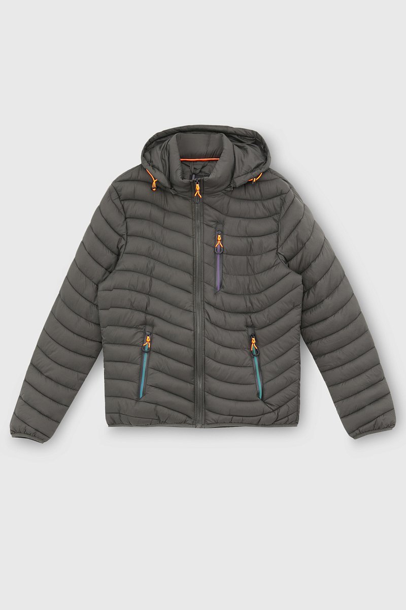 Легкая утепленная куртка мужская, Модель FBC21063C, Фото №7