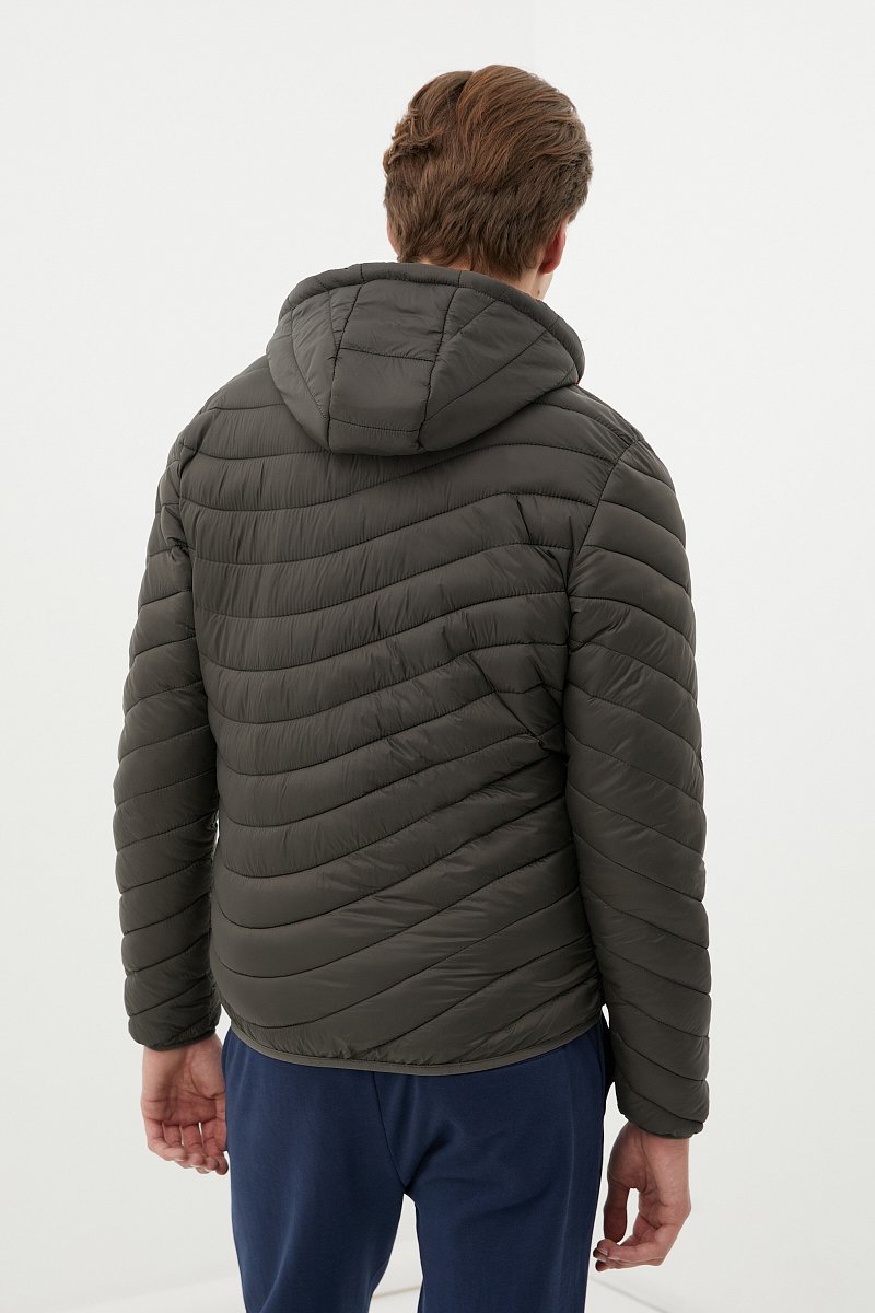 Легкая утепленная куртка мужская, Модель FBC21063C, Фото №4