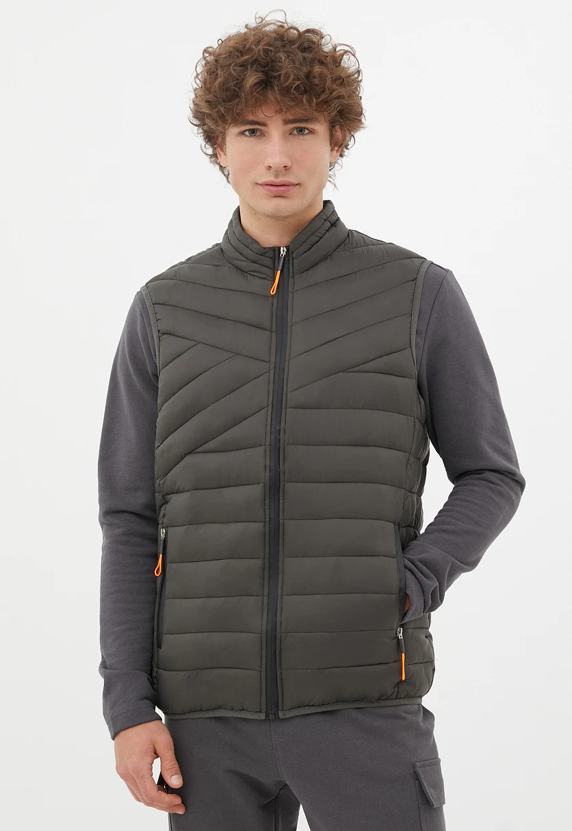 Утепленный мужской жилет стиля casual, Модель FBC21061C, Фото №1