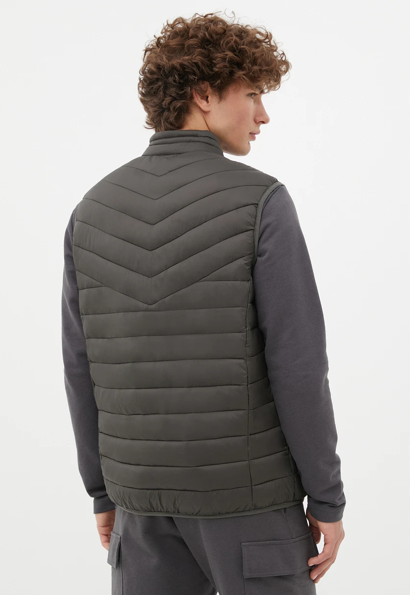 Утепленный мужской жилет стиля casual, Модель FBC21061C, Фото №5