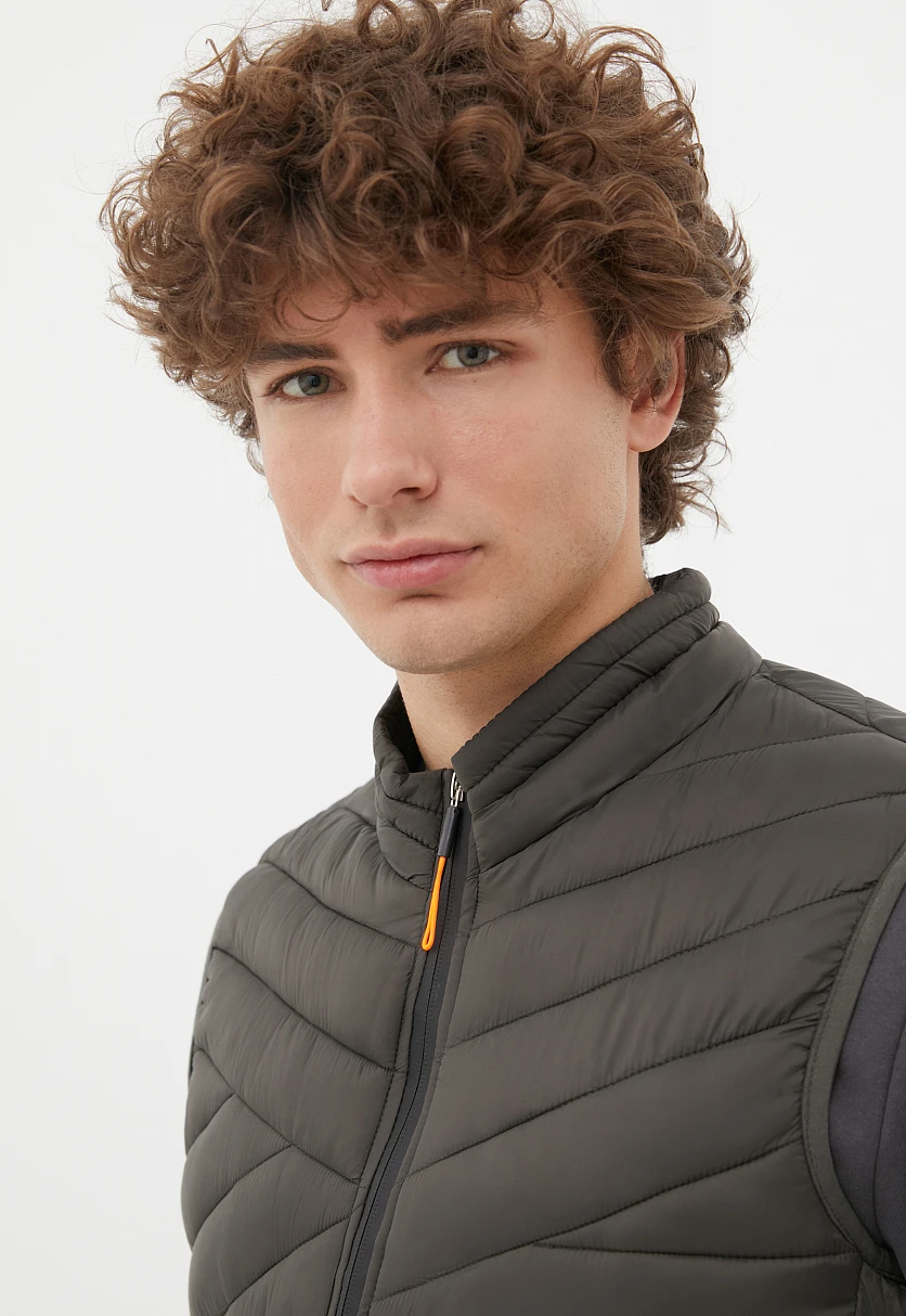 Утепленный мужской жилет стиля casual, Модель FBC21061C, Фото №6