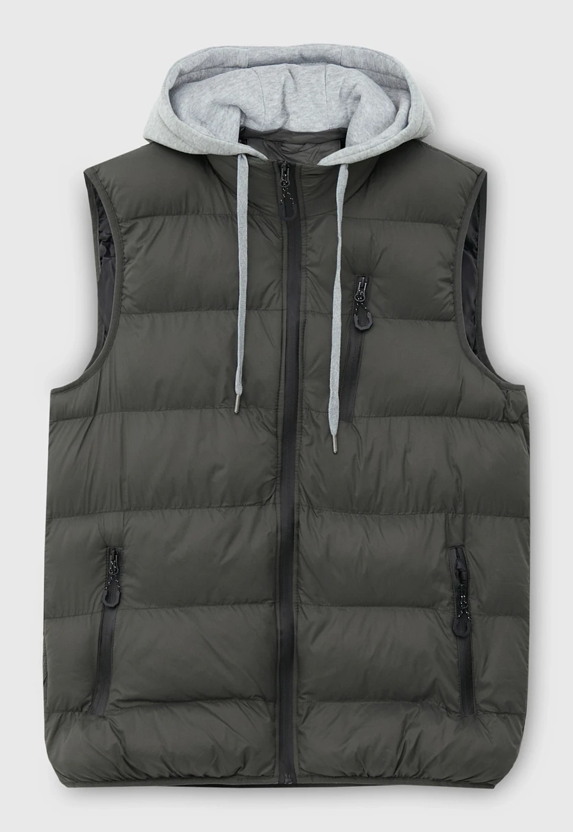 Утепленный мужской жилет стиля casual, Модель FBC21062C, Фото №8