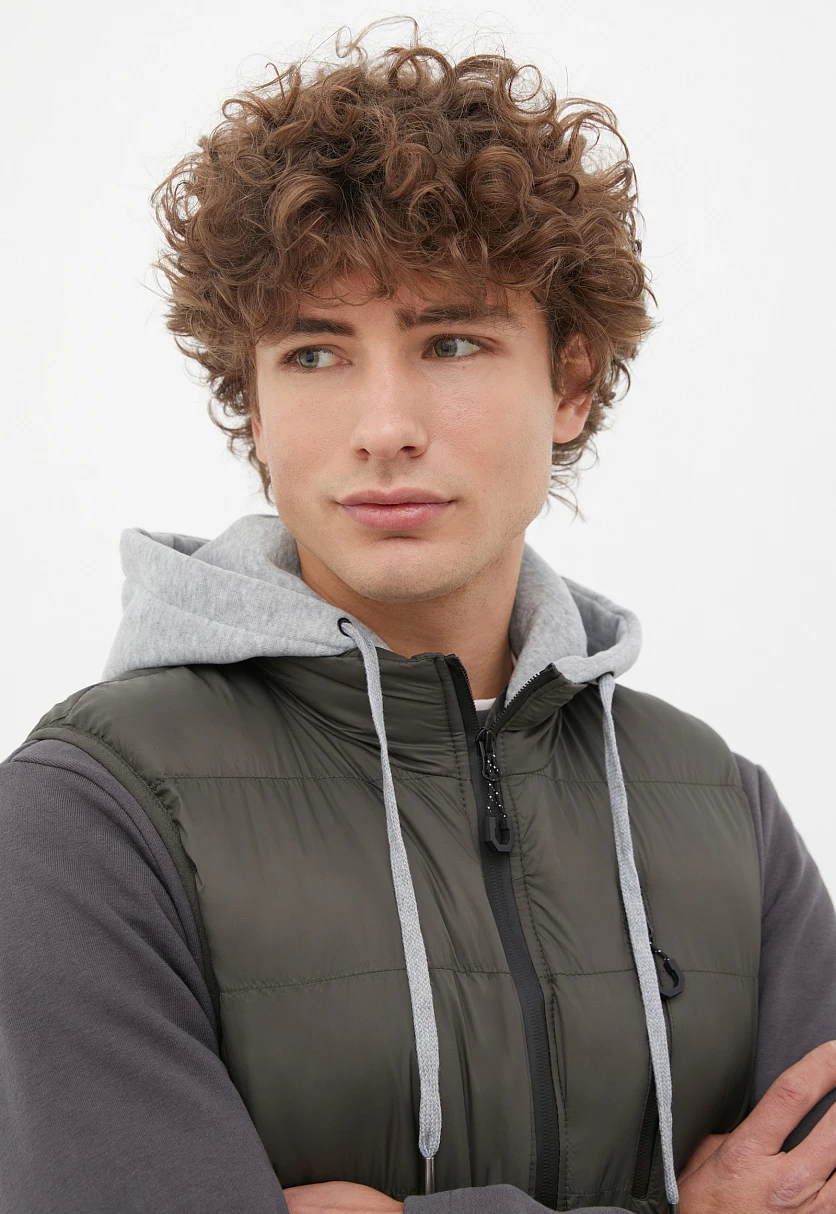 Утепленный мужской жилет стиля casual, Модель FBC21062C, Фото №6