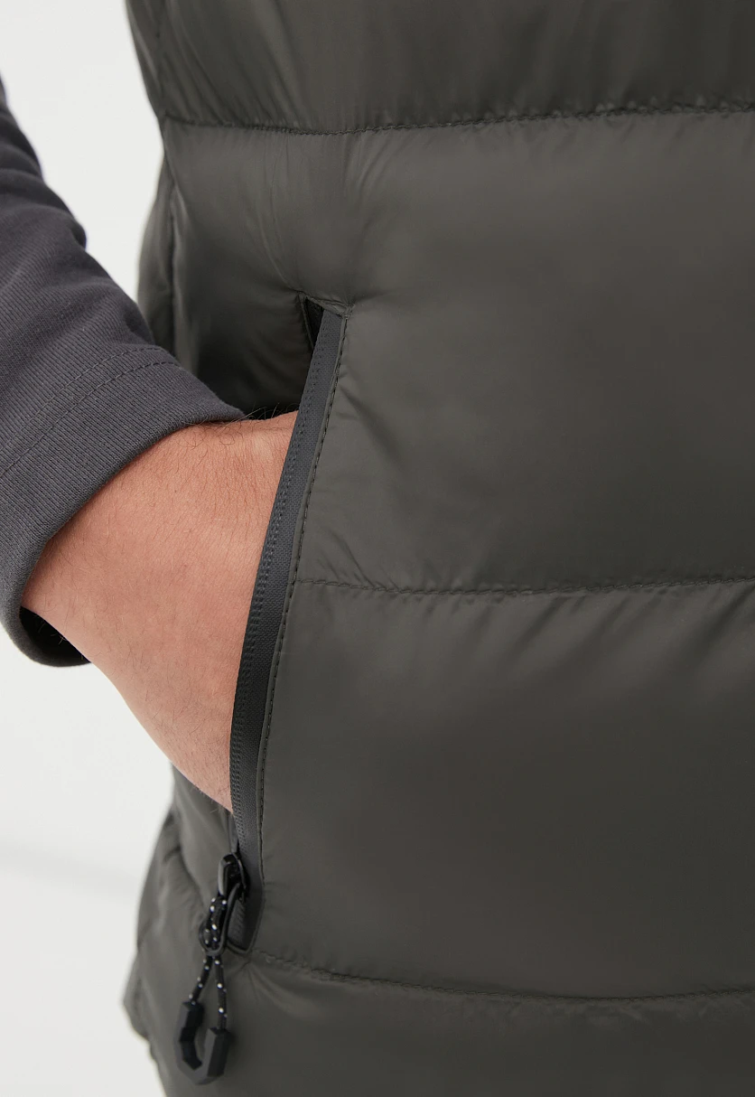 Утепленный мужской жилет стиля casual, Модель FBC21062C, Фото №7