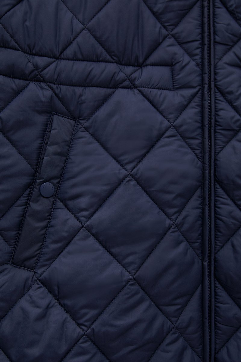 Стеганое утепленное пальто с капюшоном, Модель FBD11006, Фото №8