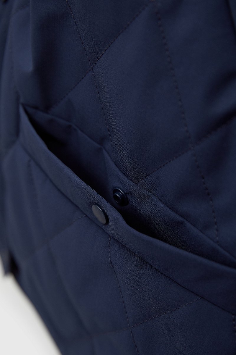Стеганая куртка с карманами, Модель FBD11046, Фото №6