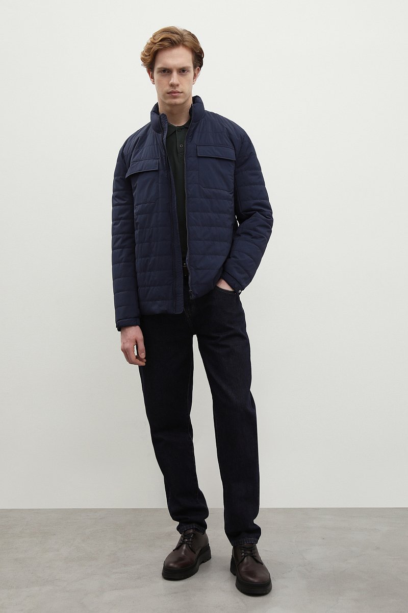 Стеганая куртка с карманами, Модель FBD21013, Фото №2