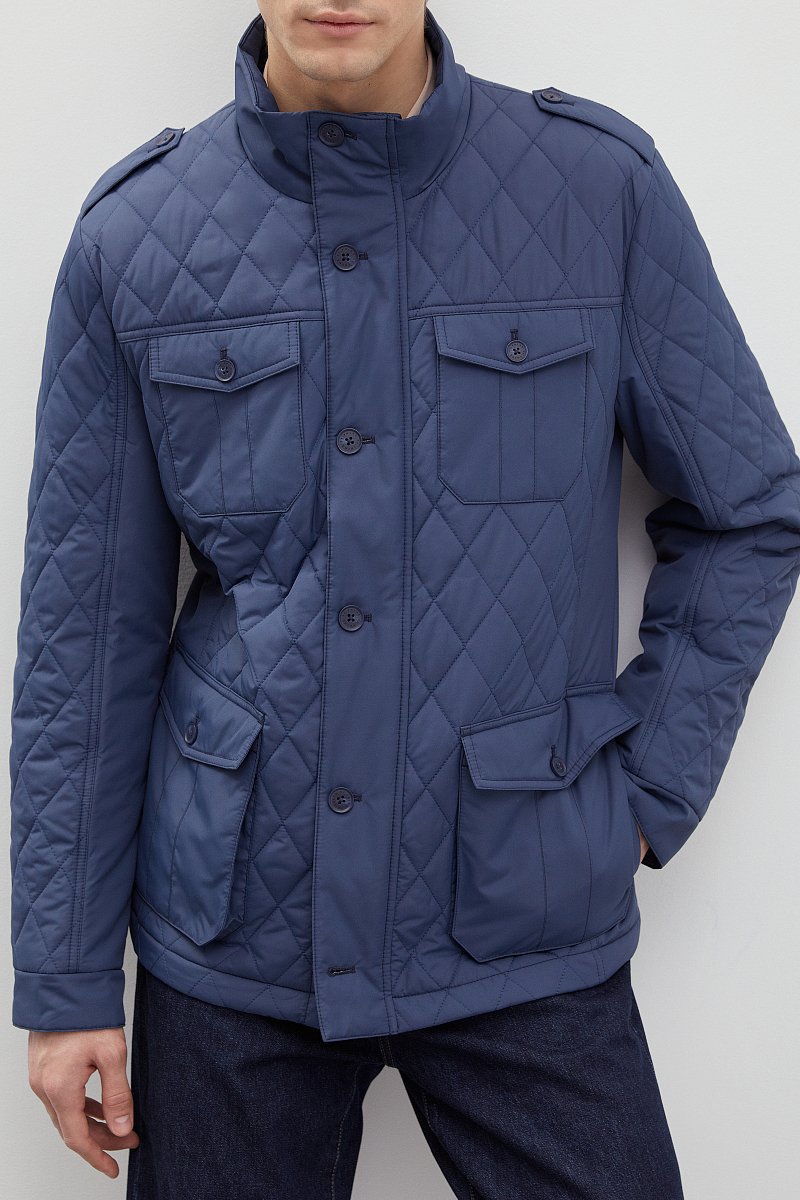 Стеганая куртка с карманами, Модель FBD210145, Фото №3