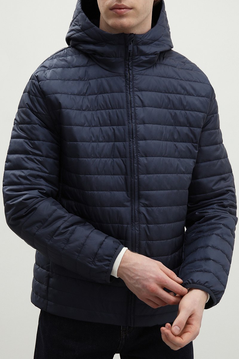 Утепленная куртка с капюшоном, Модель FBD210156, Фото №3