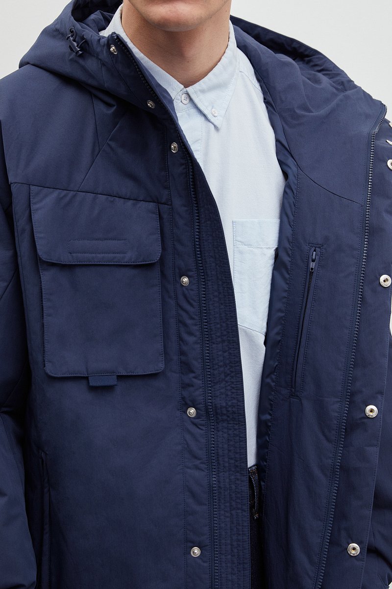 Утепленная куртка с капюшоном, Модель FBD21071, Фото №7
