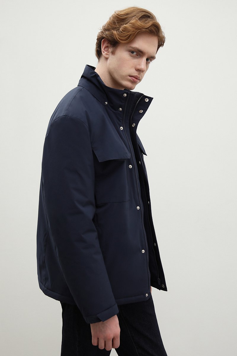 Утепленная куртка с капюшоном, Модель FBD21075, Фото №4