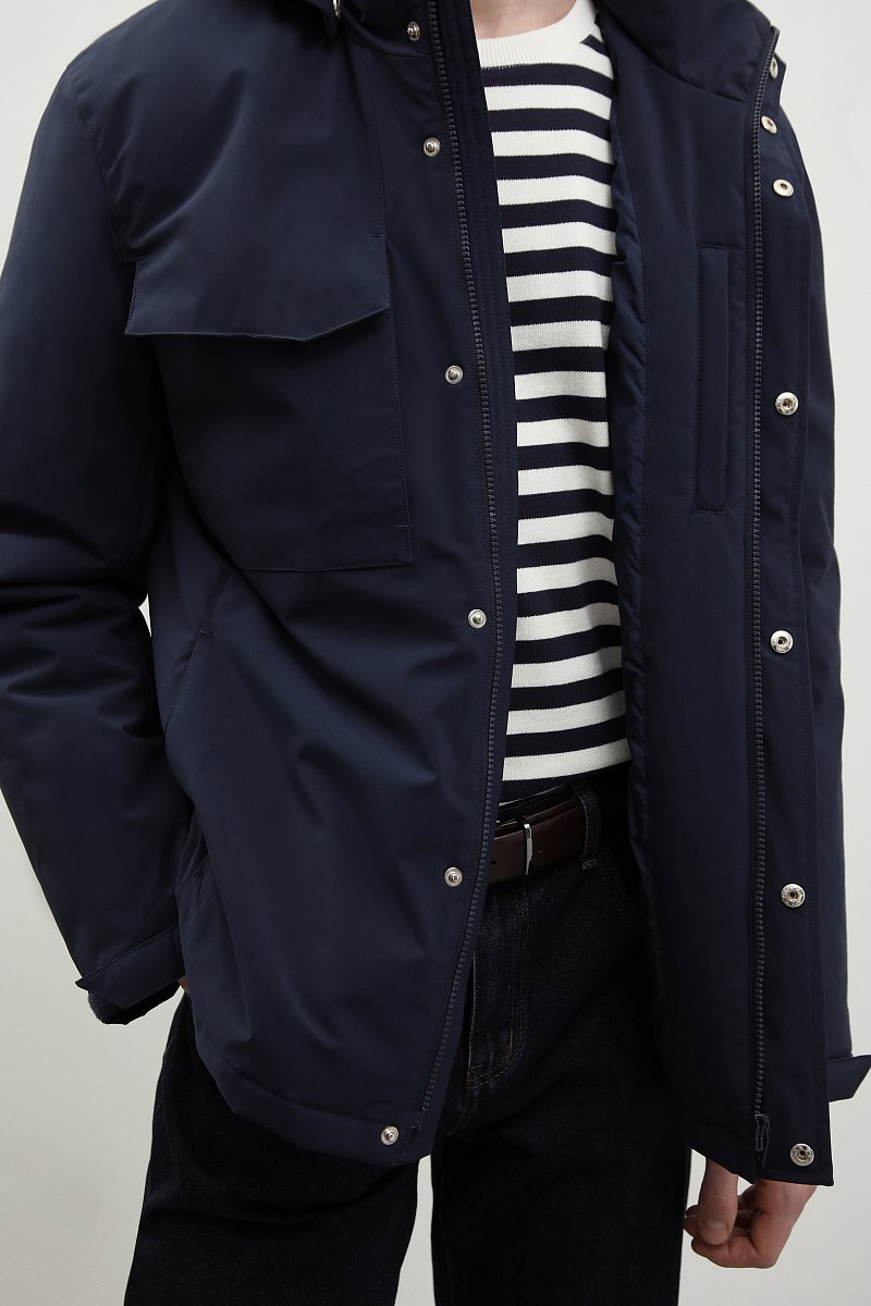 Утепленная куртка с капюшоном, Модель FBD21075, Фото №6