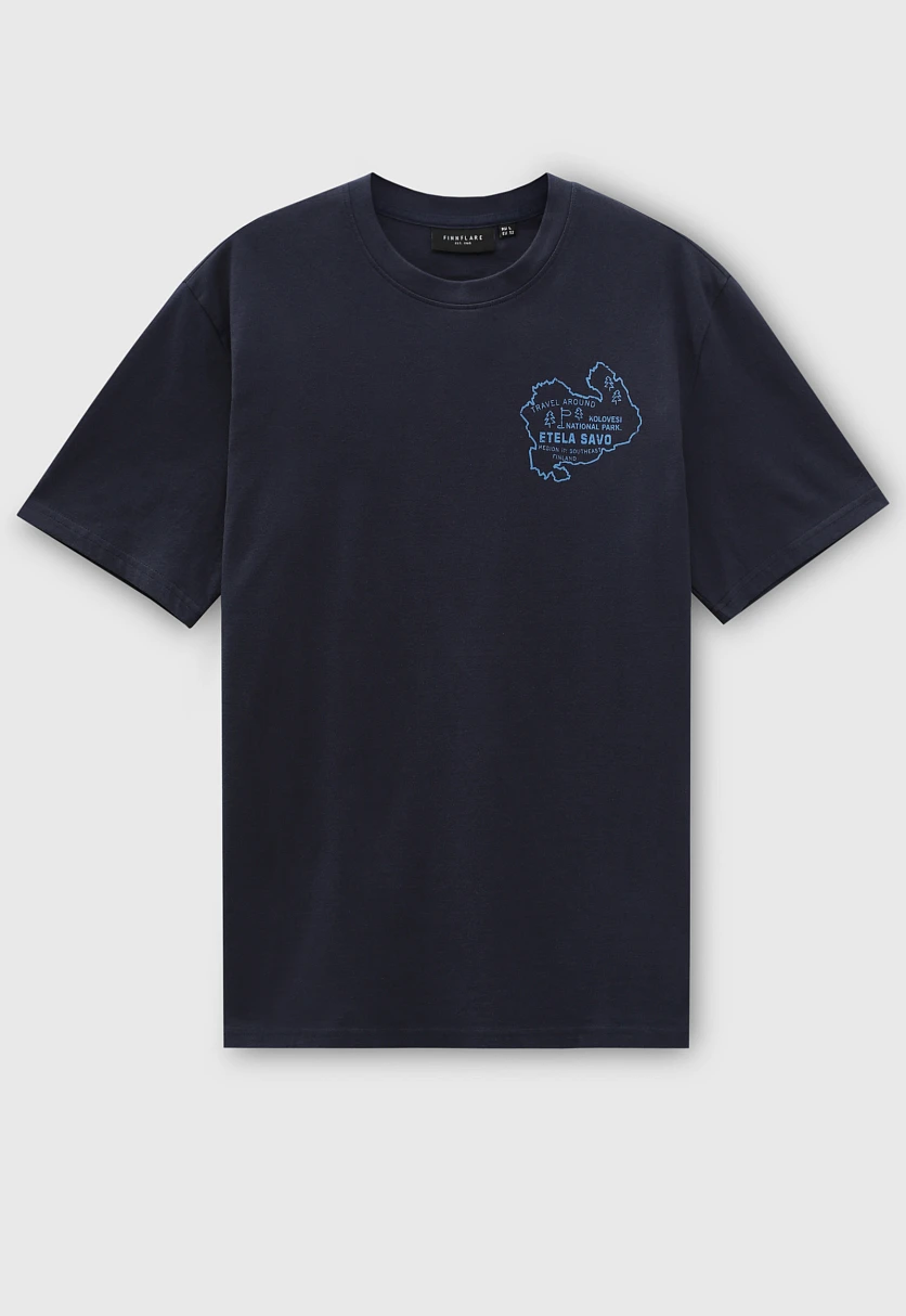 Футболка из хлопка с принтом, Модель FBD210103-1P, Фото №7