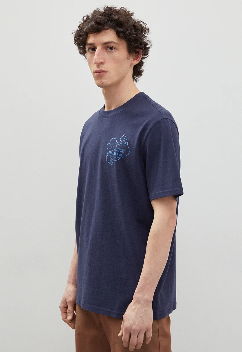 Футболка из хлопка с принтом, Модель FBD210103-1P, Фото №4